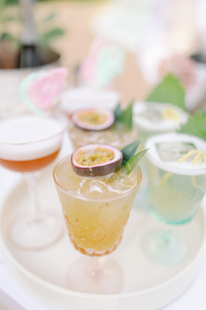 From left to right: Host Hospitality's “Pink Lady”, "Burning Desire" and "Spritz Limone" bespoke cocktails.